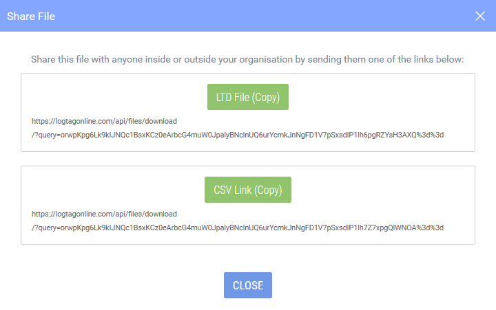 Copying and Sharing a Link